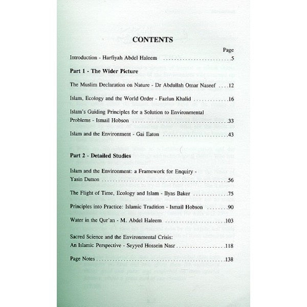 Islam and the Environment By Harfiyah Abdel Haleem、mySite、topwebapps