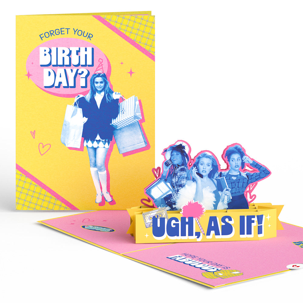 Clueless As If! Birthday Pop-Up Card、mySite、solidvoid