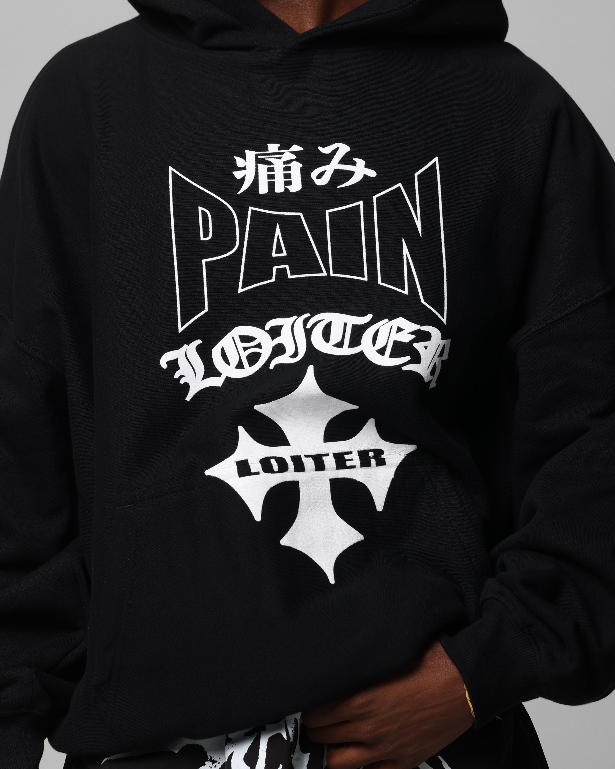 Loiter Ultimate Pain Hoodie Black、mySite、zt4zffjzw