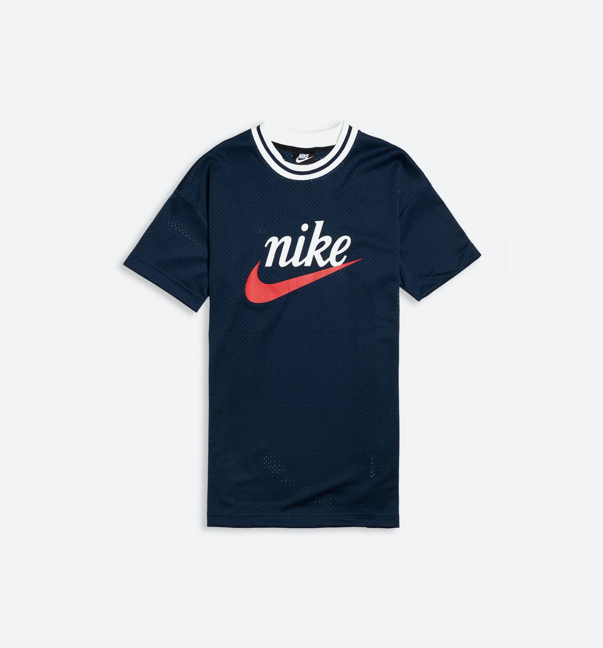Sportswear Heritage Mesh Logo Short Sleeve Mens T-Shirt - Navy、mySite、dreamappss