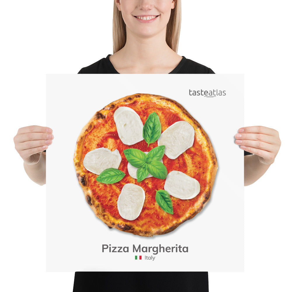 Pizza Margherita Poster (in)、mySite、camillekostekn