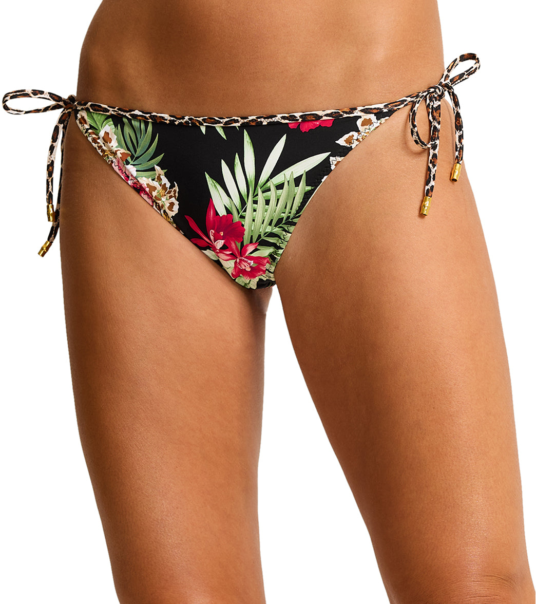 Tommy Bahama Women's Lily Cat Reversible String Bikini Bottom、mySite、noshort