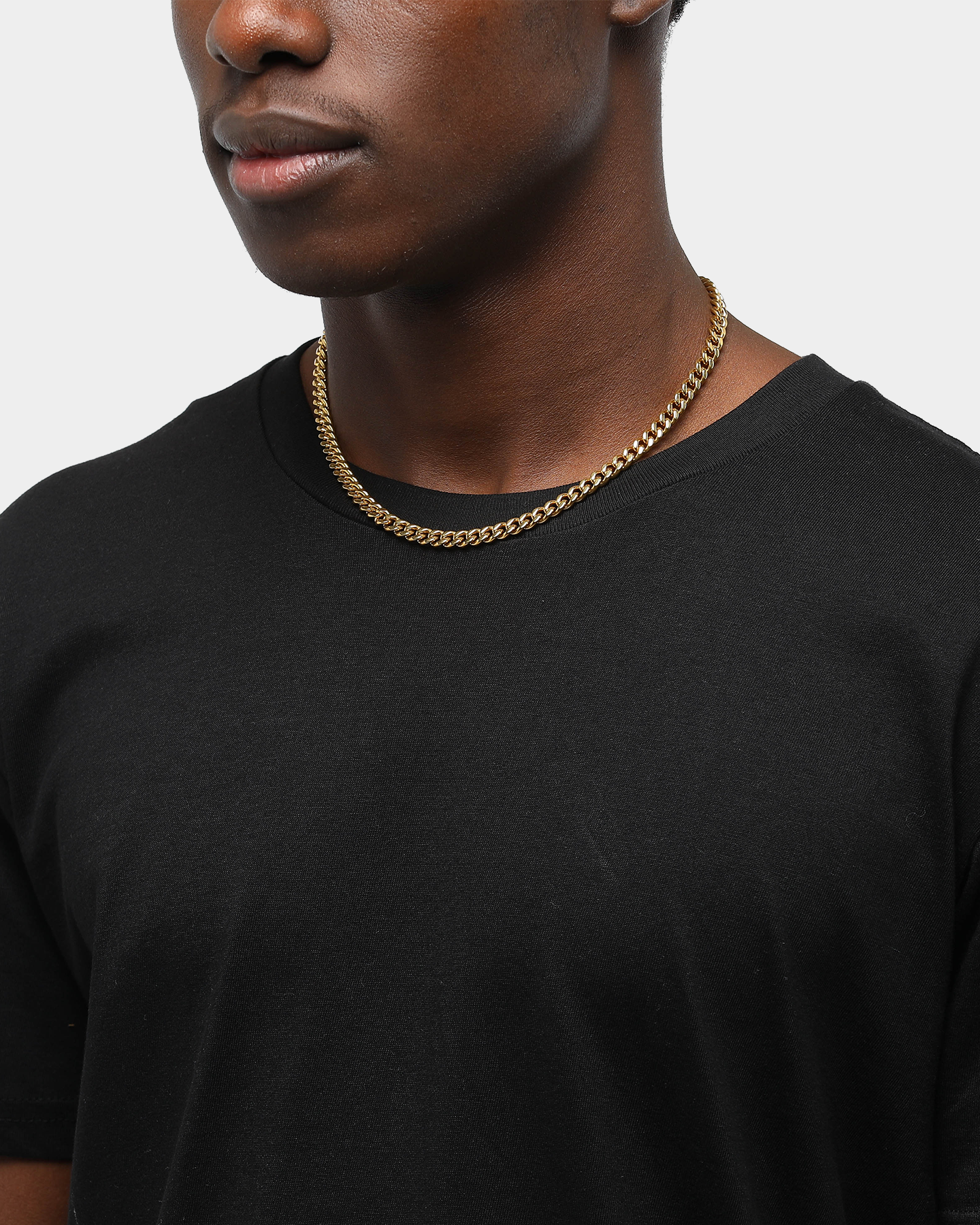 Saint Morta Women's 6MM Cuban Link Chain Gold、mySite、zt4zffjzw