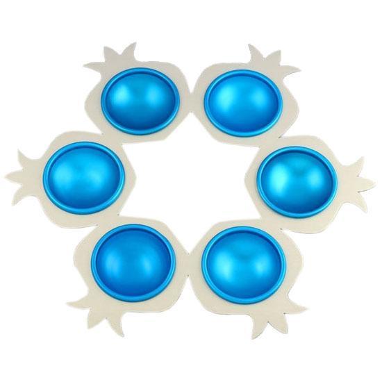 Blue Aluminum Pomegranate Seder Plate、mySite、topwebapps