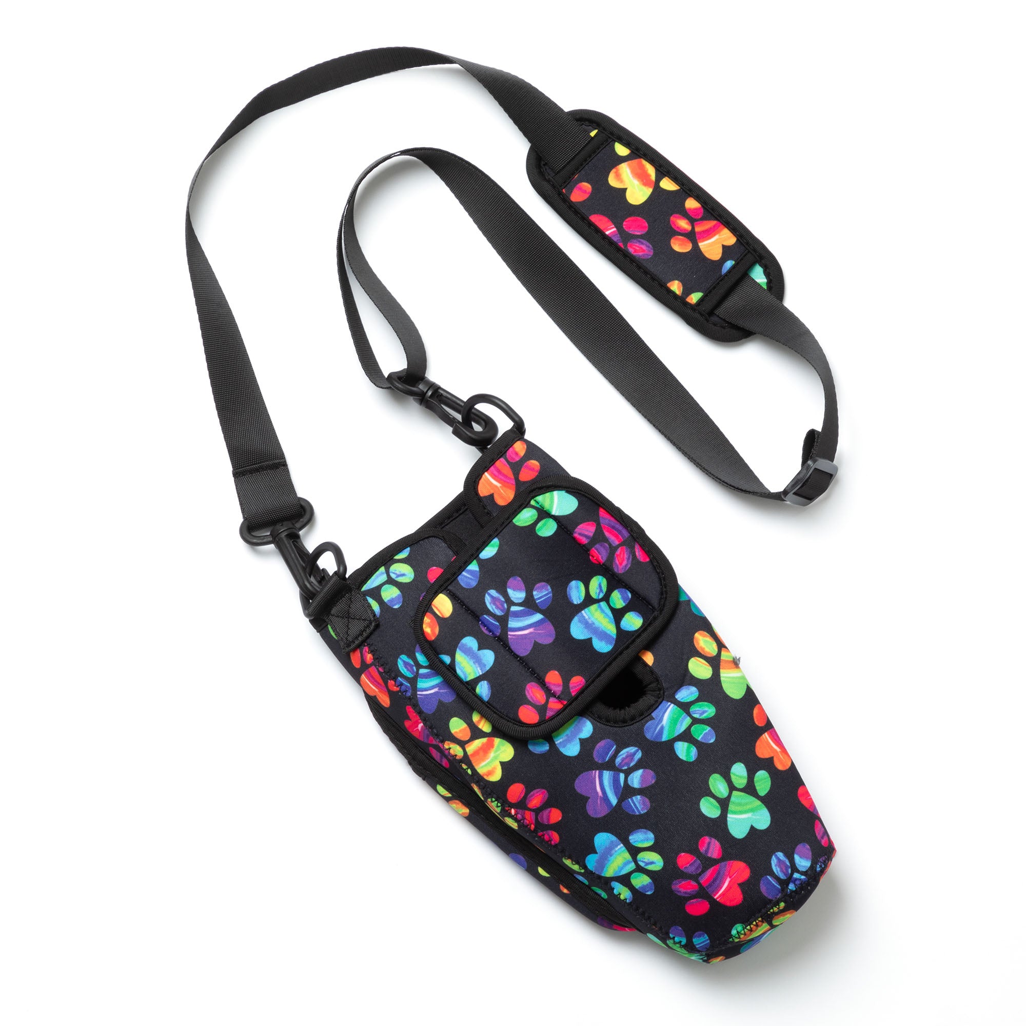 Paw Print Tumbler Carrier with Zippered Pockets - 40oz、mySite、camillekostekn