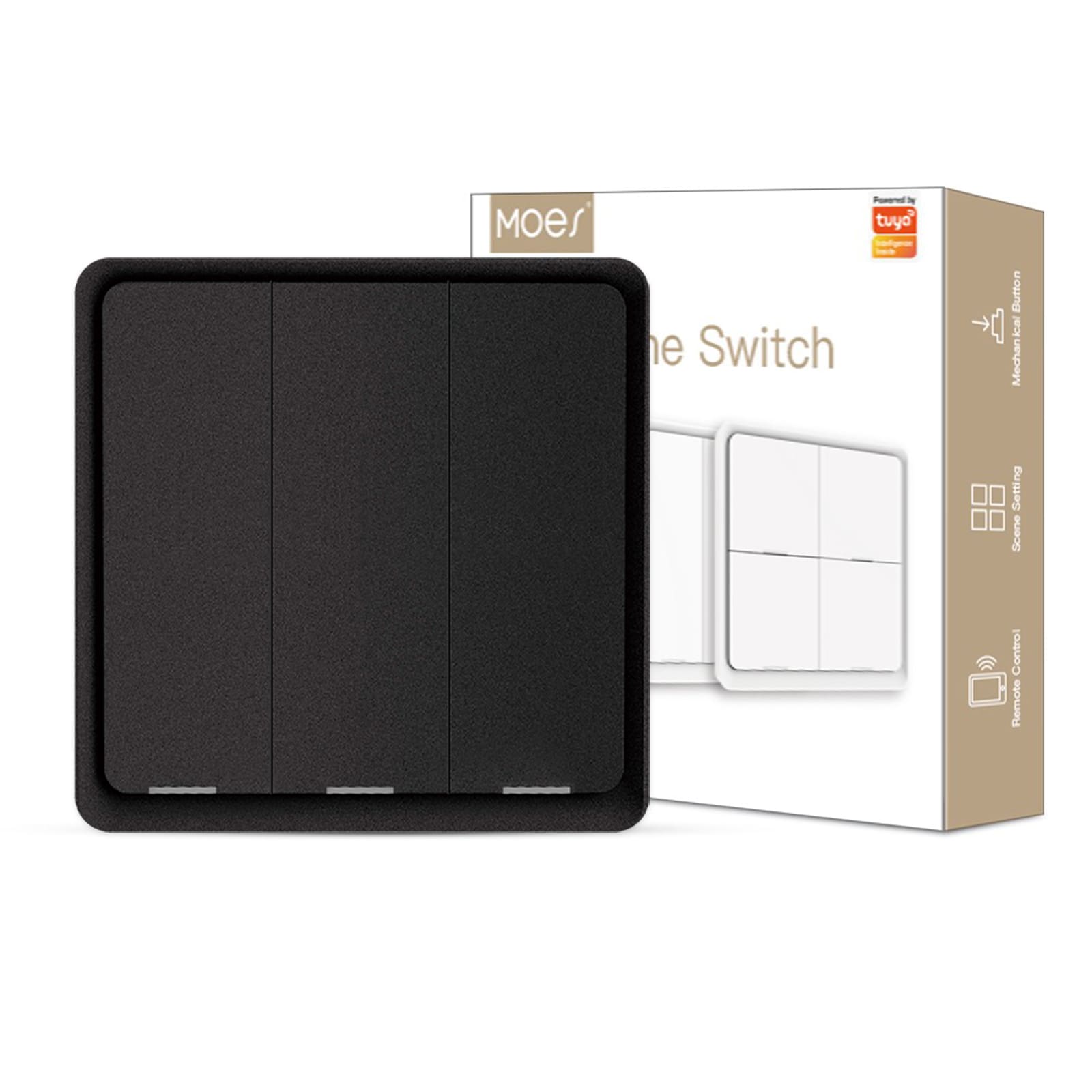 ZigBee Light Switch, Battery Powered Light Switch, Multi-Control Wireless Push Button Scene Switches、mySite、fannypackpong