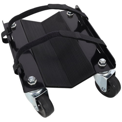 Snowmobile Dolly Heavy Duty V-Slide with 2.5"Swivel Casters and Rubber Pad Protecting Skis 1500Lbs Capacity,red color、、eastwooduniform