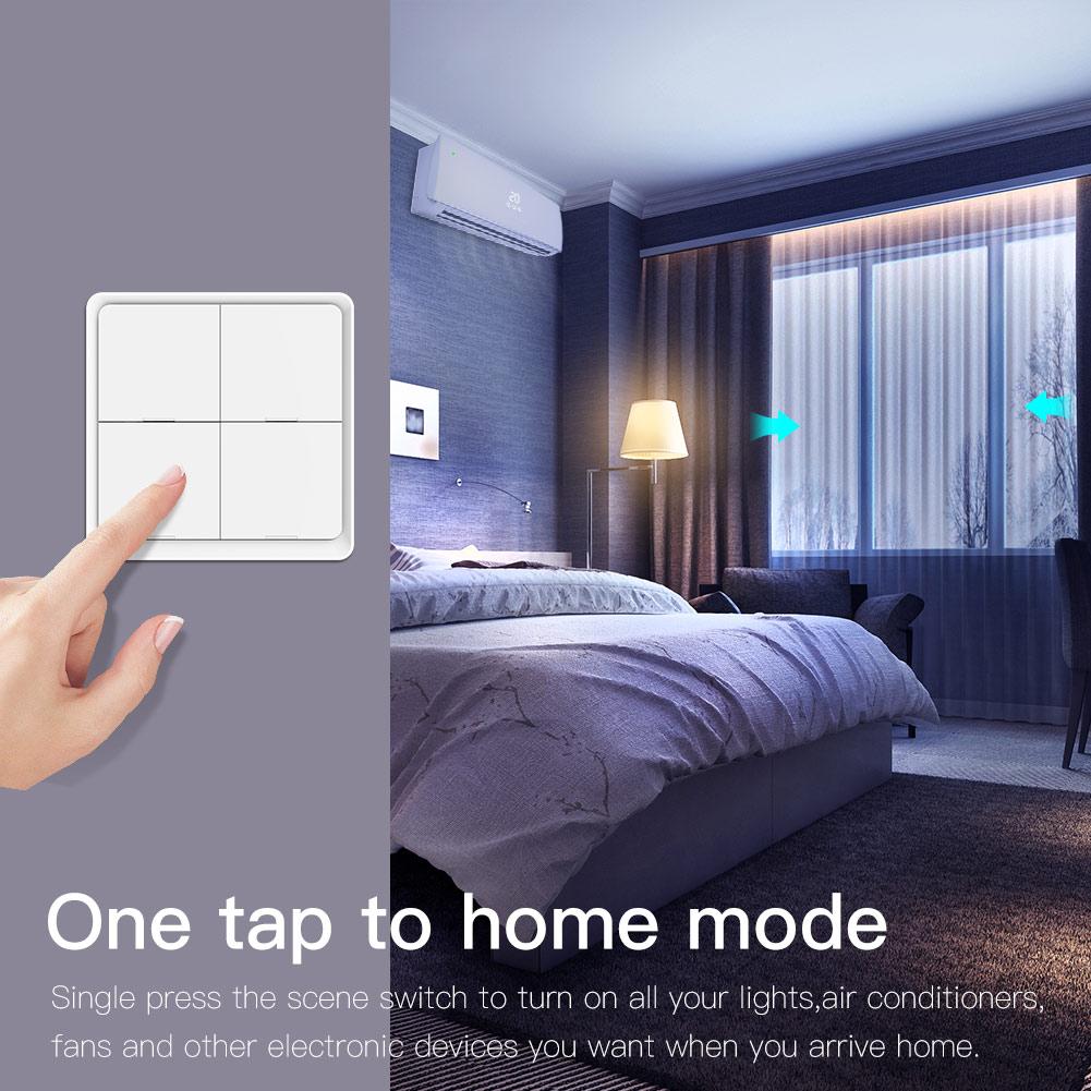 ZigBee Light Switch, Battery Powered Light Switch, Multi-Control Wireless Push Button Scene Switches、mySite、fannypackpong