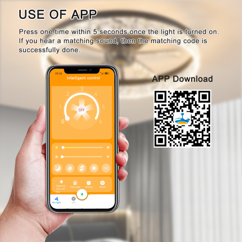 Modern Acrylic Ceiling Fan Light with Remote Control, Dimmable LED Chandelier, 6-Speed Adjustable, Quiet Motor, Flush Mount Design for Living Room, Bedroom, Dining Room、、eastwooduniform