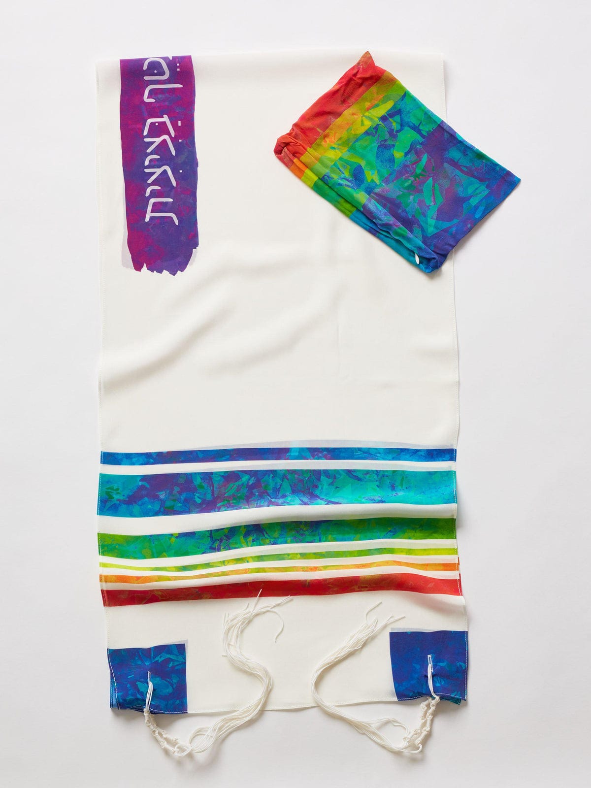 Rainbow Silk Tallit by Advah Designs、mySite、topwebapps
