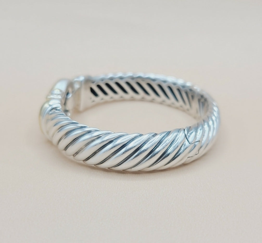 David Yurman Waverly Buckle Cable Bracelet 10mm Gold、mySite、hinf8tx79