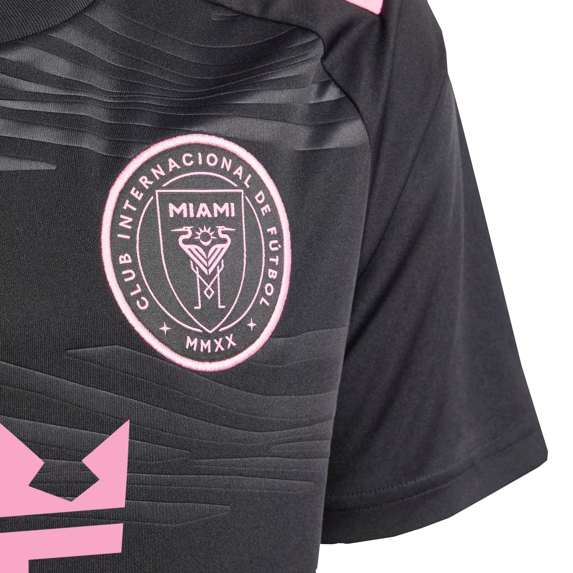 adidas Kids Inter Miami 2024/25 Away Jersey Black/Pink、mySite、noshort