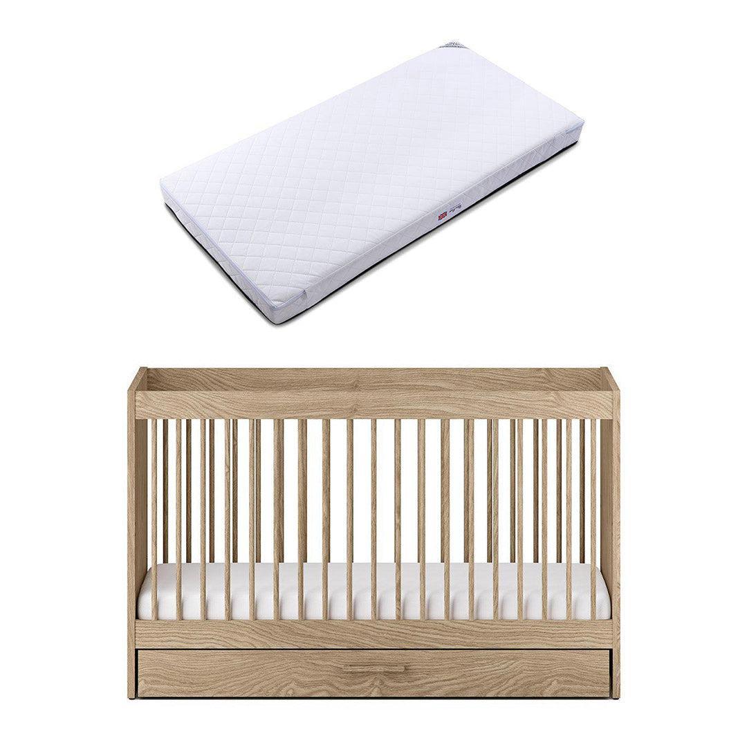  Silver Cross Geneva Cot Bed - Oak、mySite、merchandisen