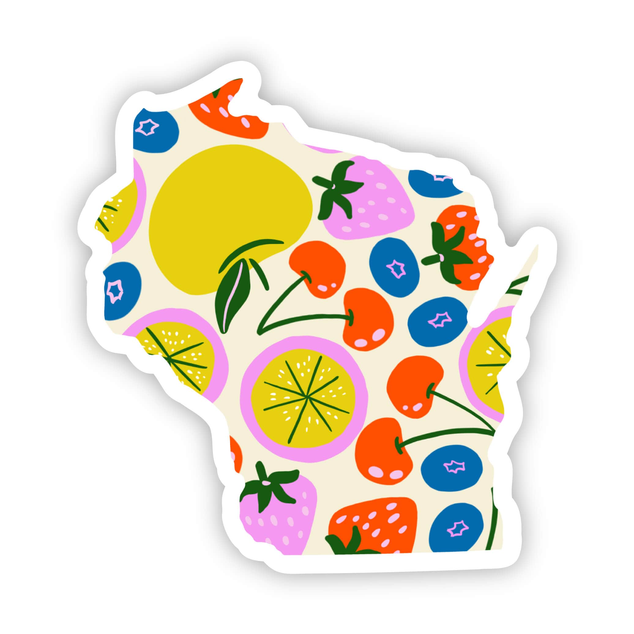  Wisconsin Sticker - Cute Fruits、mySite、elrpsem3k