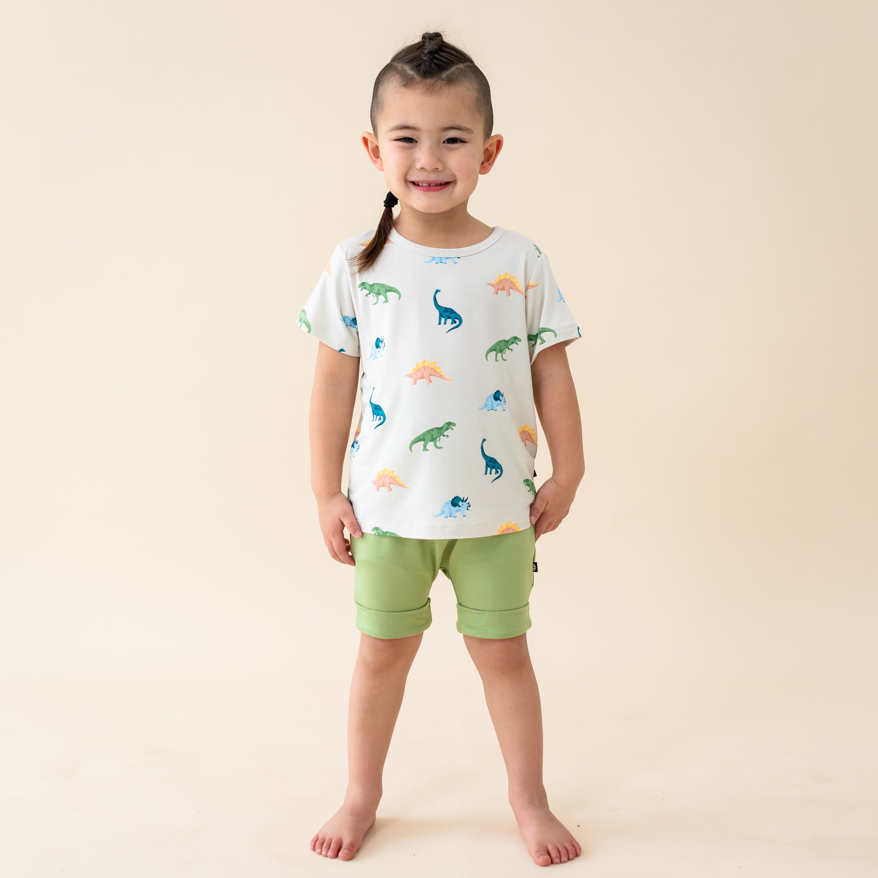  Toddler Basic Tee in Ecru Roar、mySite、layawaytickets