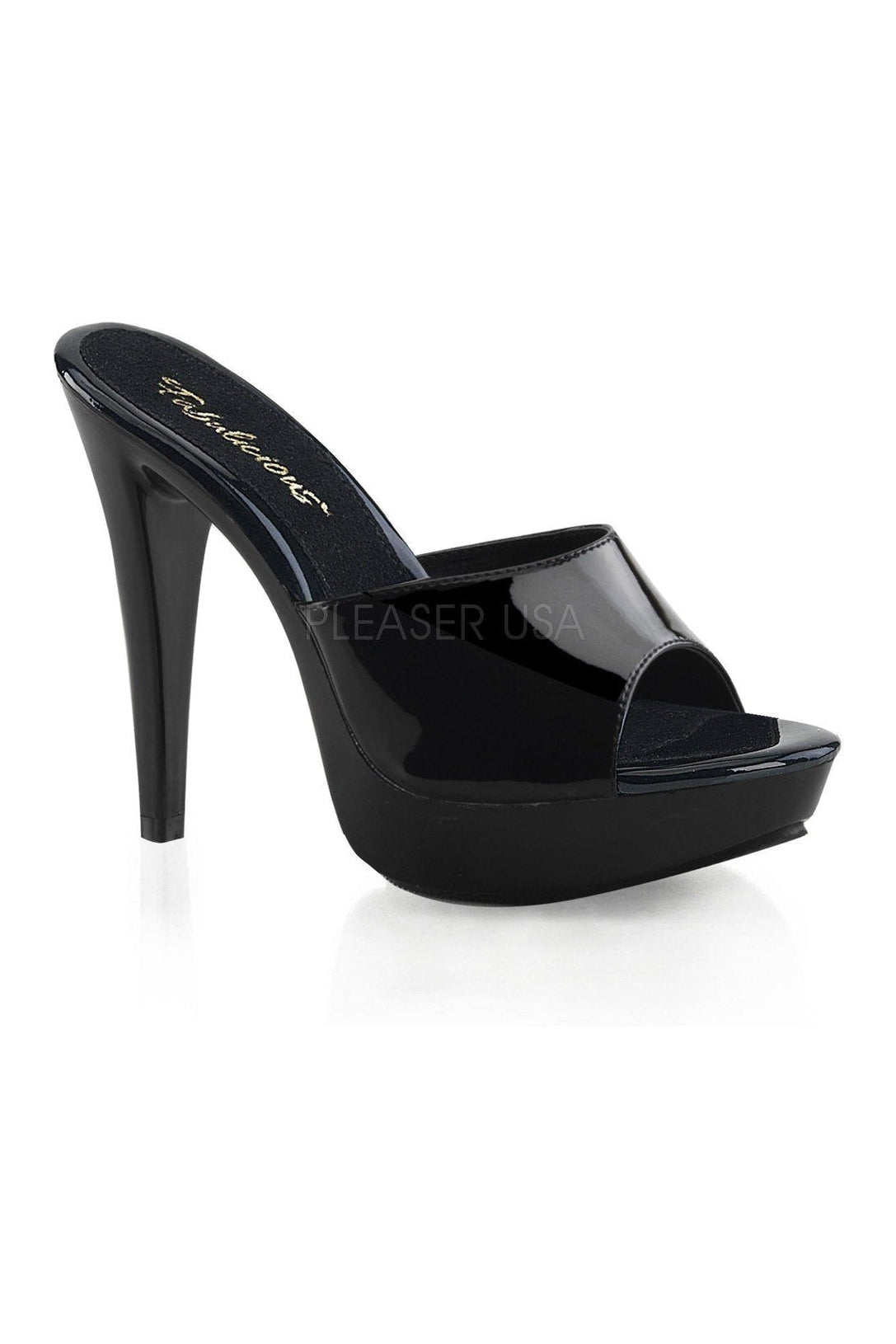 SS-COCKTAIL-501 Platform Slide | Black Patent、mySite、bengalsvssteelers