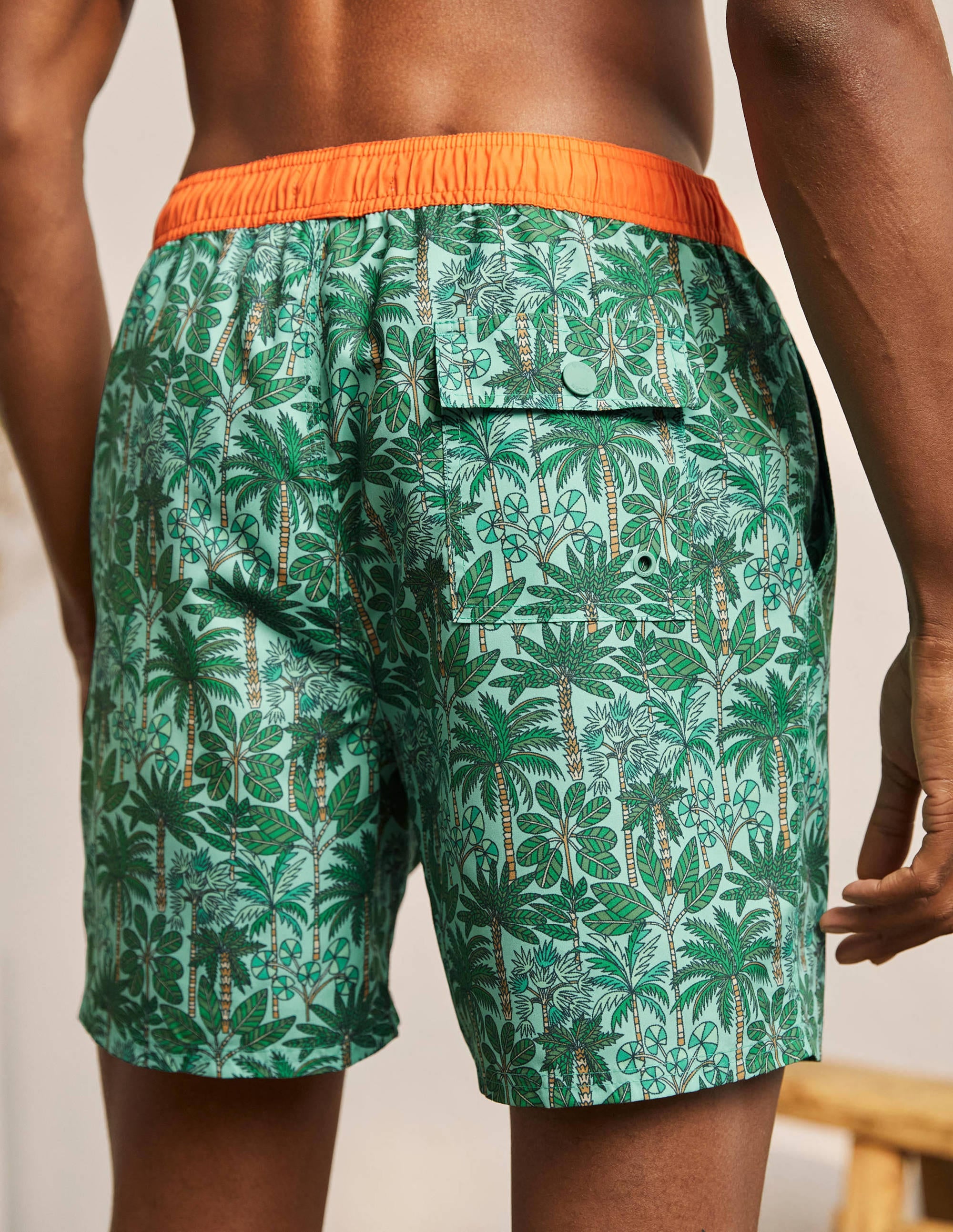  Swimshorts-Green Palm Tree、mySite、ashleygrahame