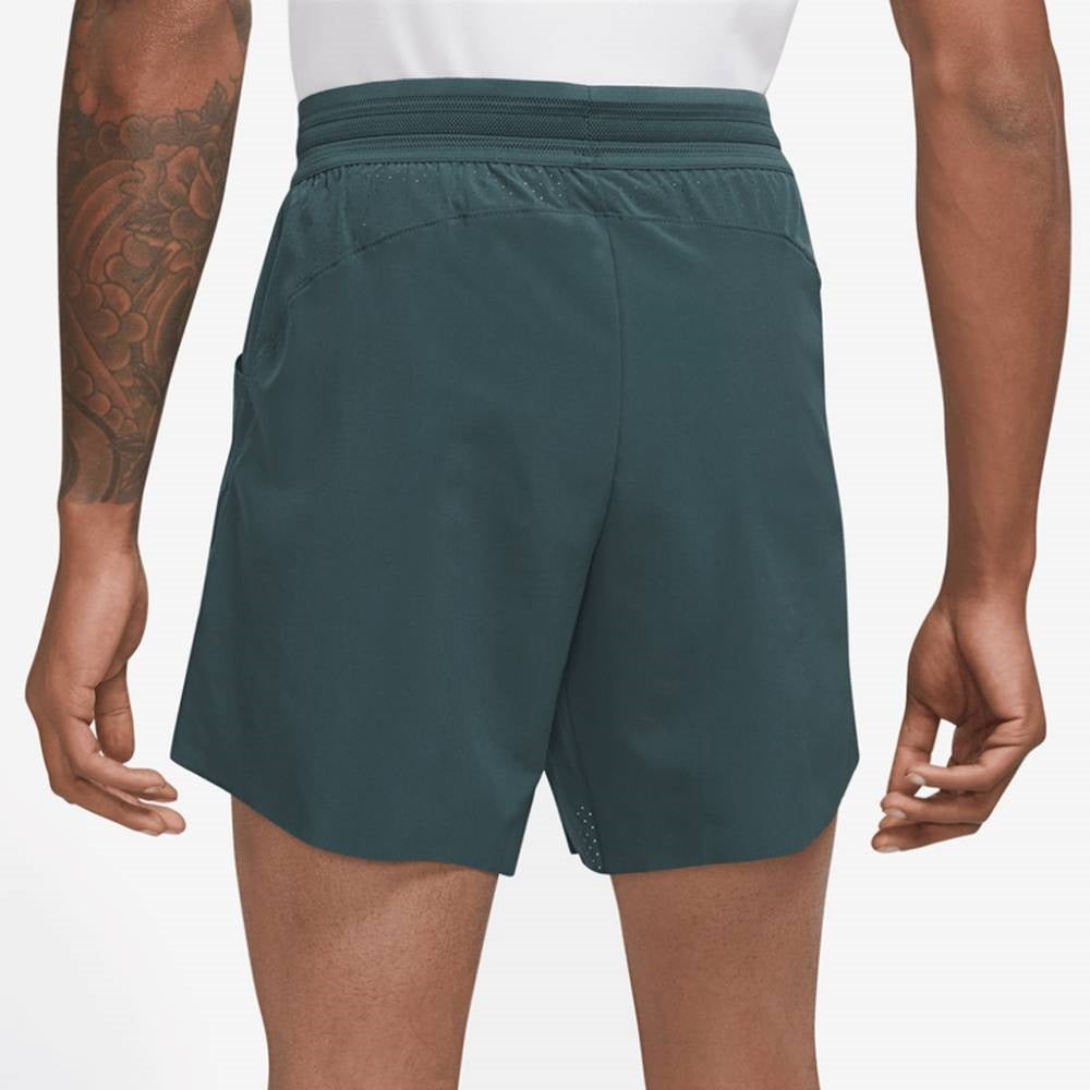 Nike Men's Dri-FIT Rafa Advantage Short 7-inch (Green/White)