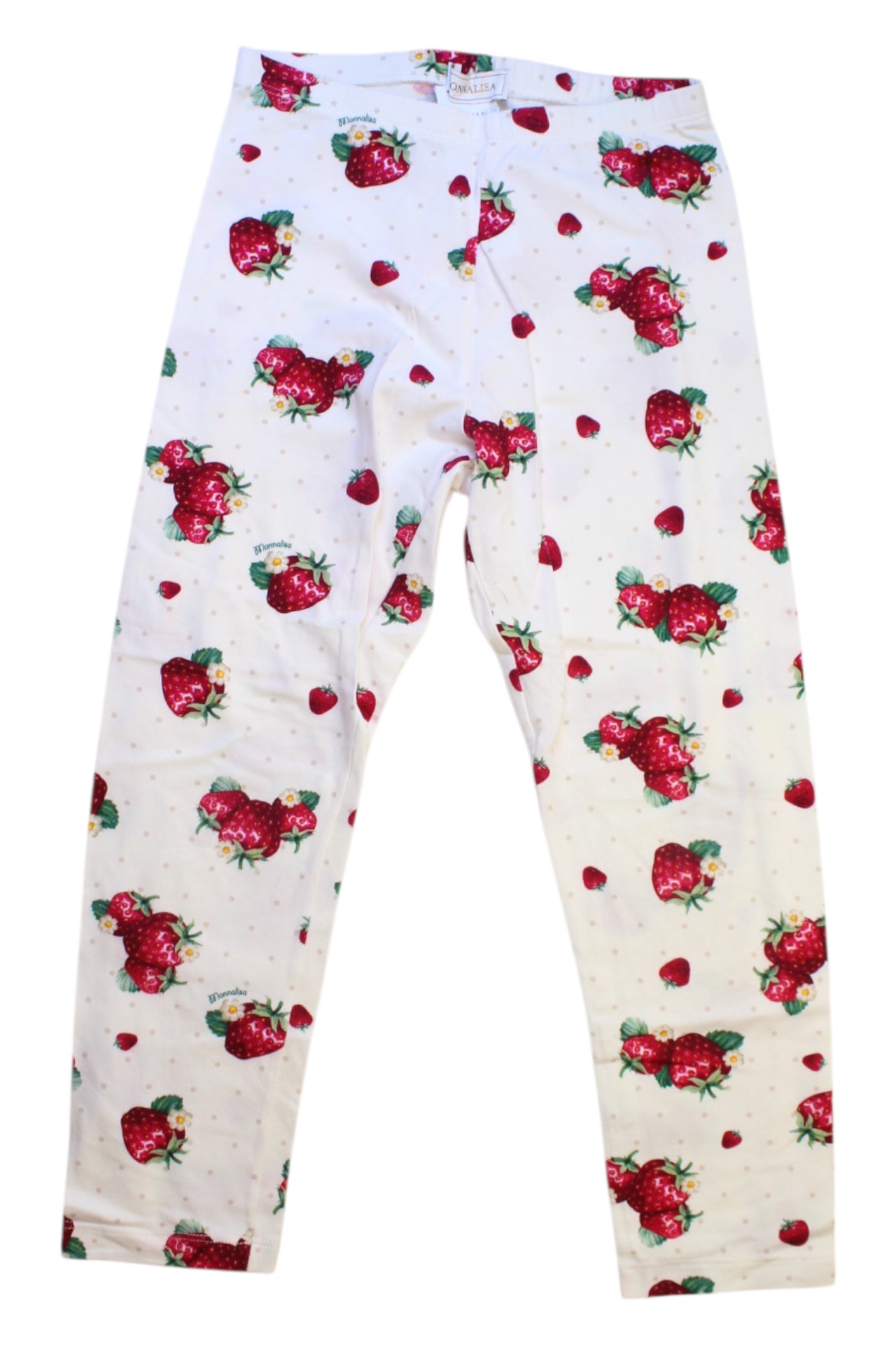 Monnalisa Strawberry Print Leggings 10Y、mySite、g9winljtr
