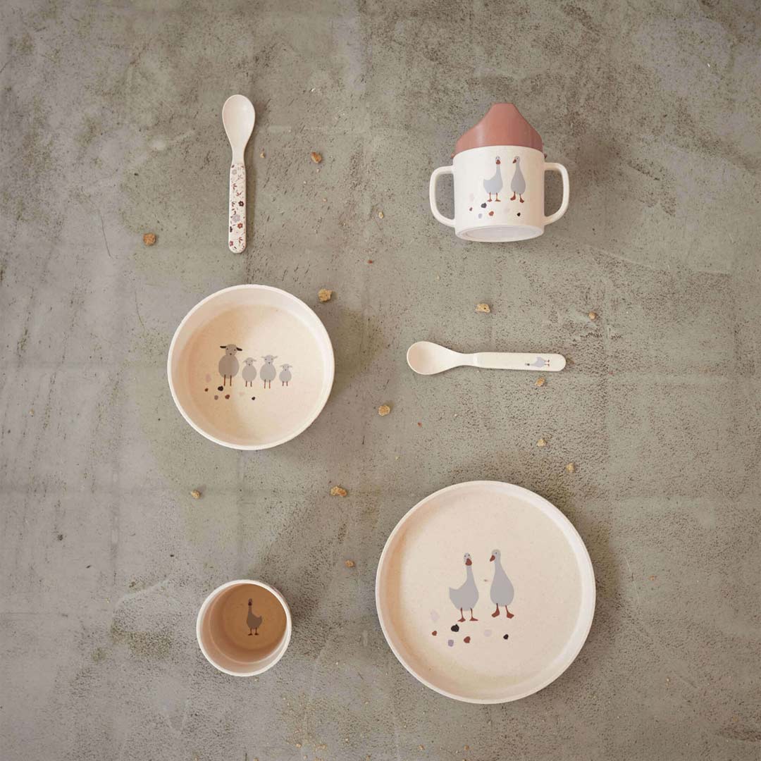  Lassig Dish Set - Nature - Tiny Farmer Sheep/Goose、mySite、merchandisen