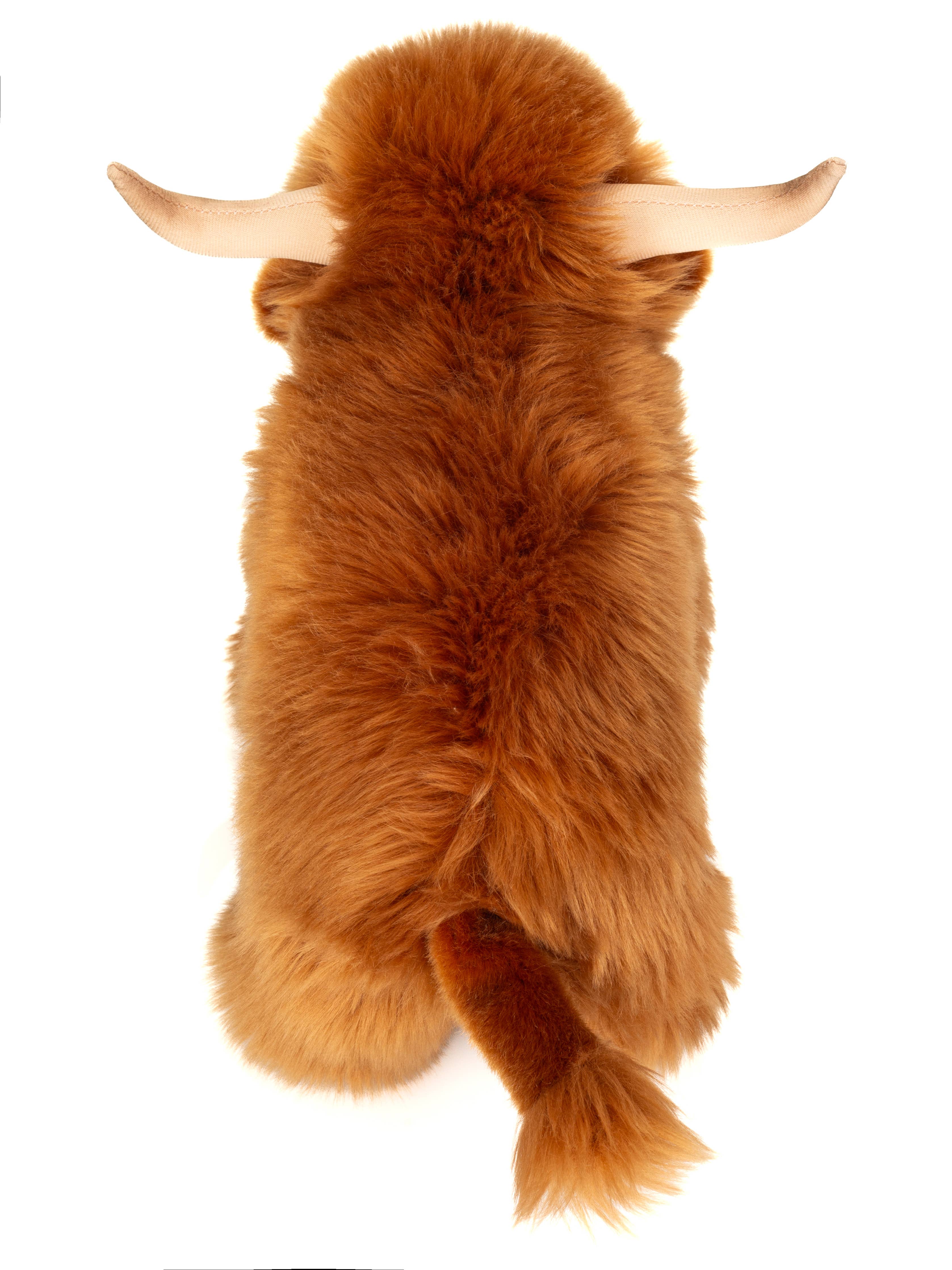 Fluffy Cute Red Highland Cow Plushie by Teddy Hermann、mySite、g9winljtr