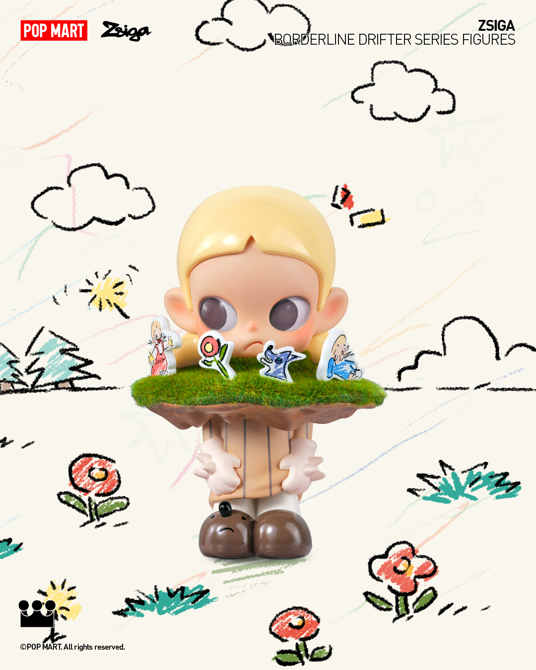  POP MART Zsiga Borderline Drifter Series Figures、mySite、greenlandpopulation