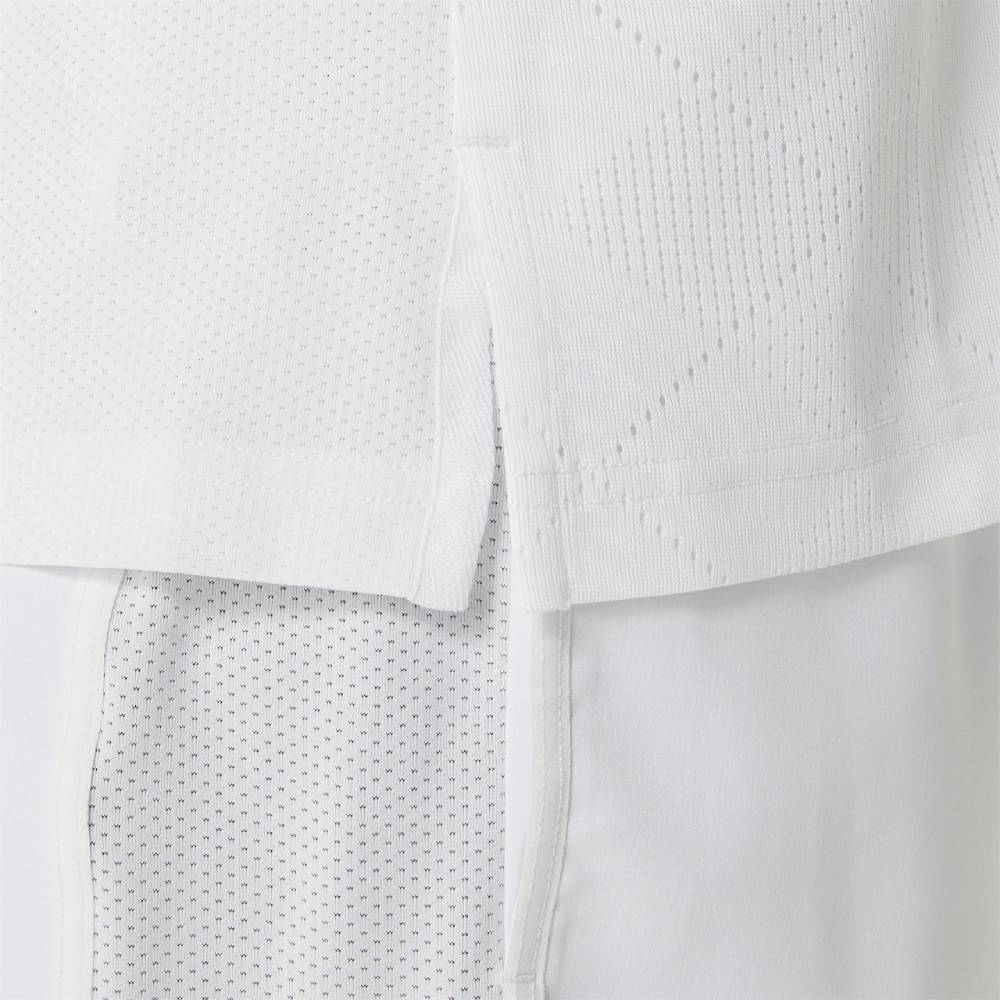 Asics Men's Match Actibreeze Polo Top (Brilliant White)