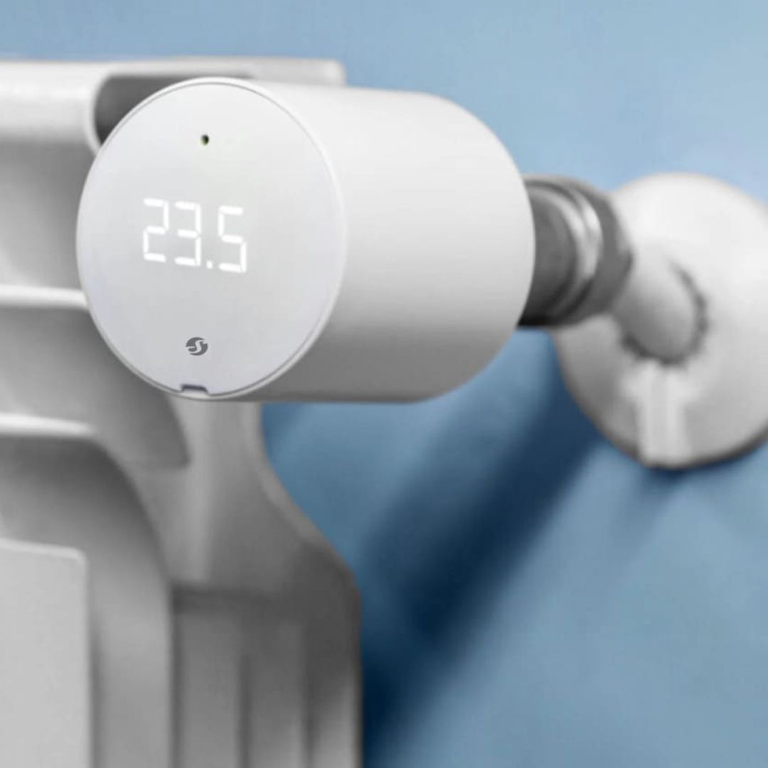 Shelly Cabeça de válvula de radiador termostática inteligente Bluetooth e WiFi (2 unidades) - Shelly BLU TRV 2 Pack、mySite、fannypackpong