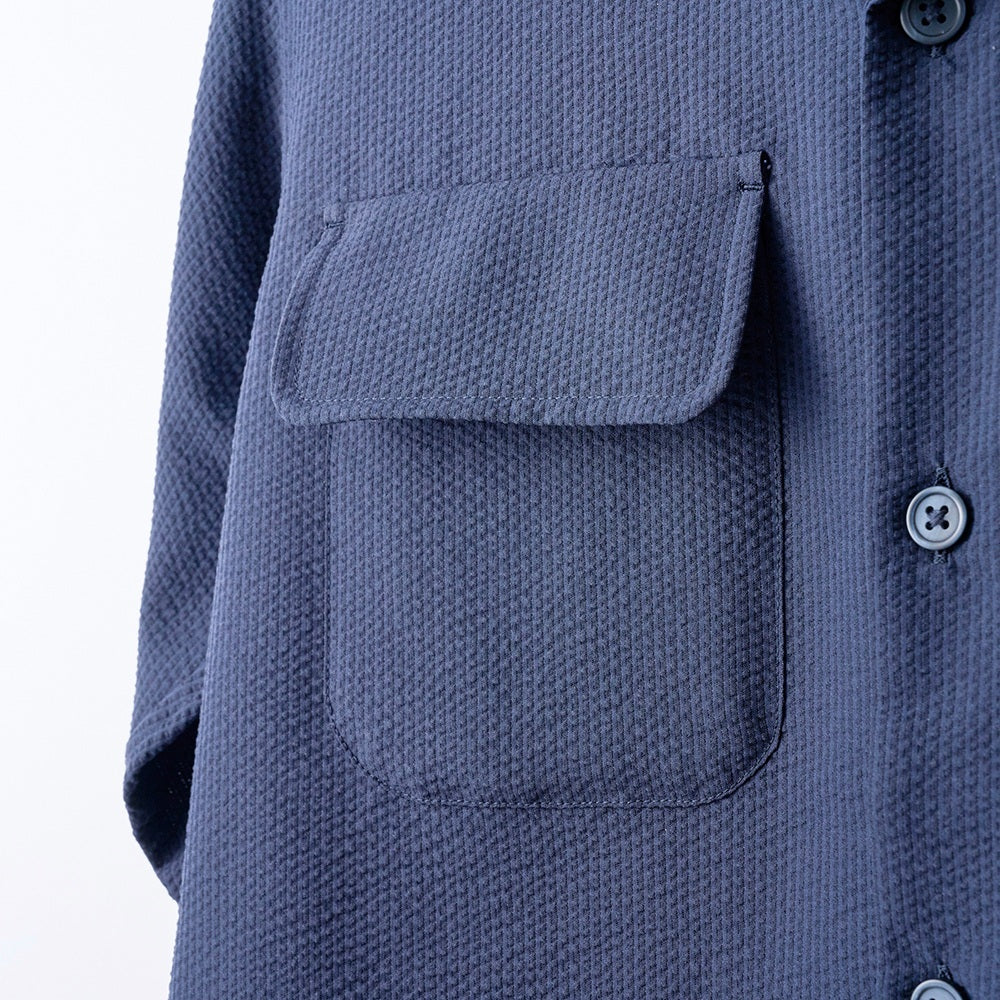  Men's Breathable Seersucker Shirt Jacket、mySite、sugarbowlscore
