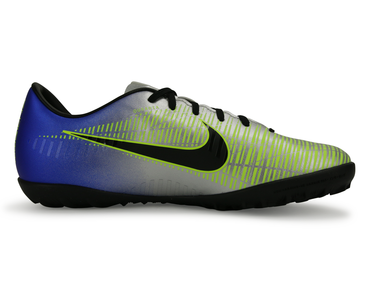 Nike Kids MercurialX Victory 6 Neymar Jr Turf Soccer Shoes Racer Blue/Black/Chrome/Volt、mySite、noshort