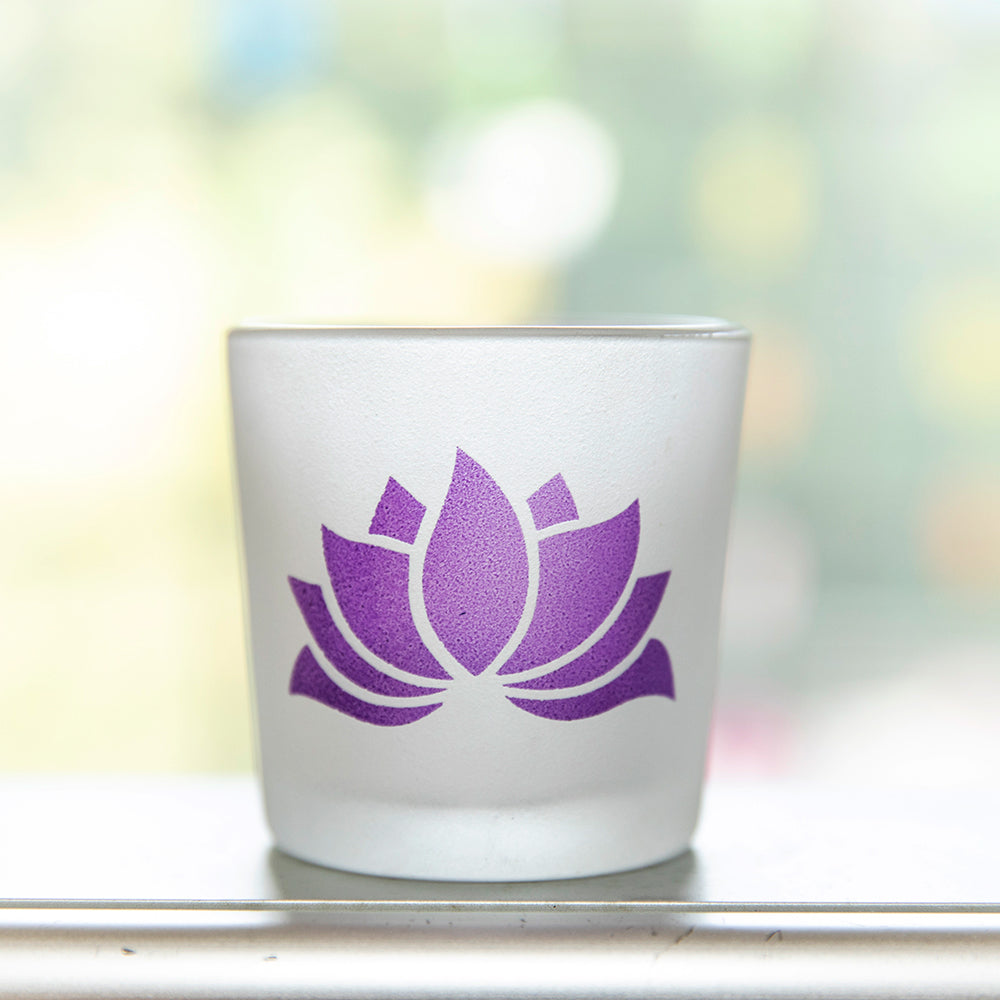 Frosted Glass Votive Candle Holder、mySite、topwebapps