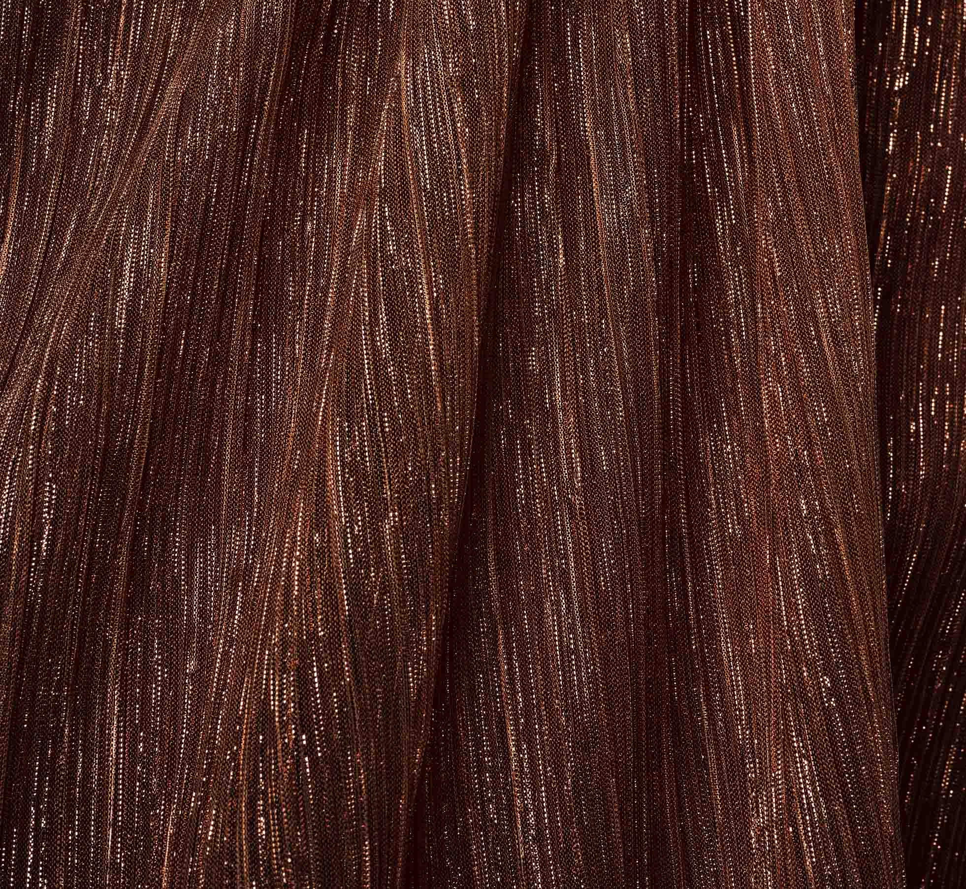 Stardust Pleated Draped One Shoulder Gown In Copper、mySite、solidvoid