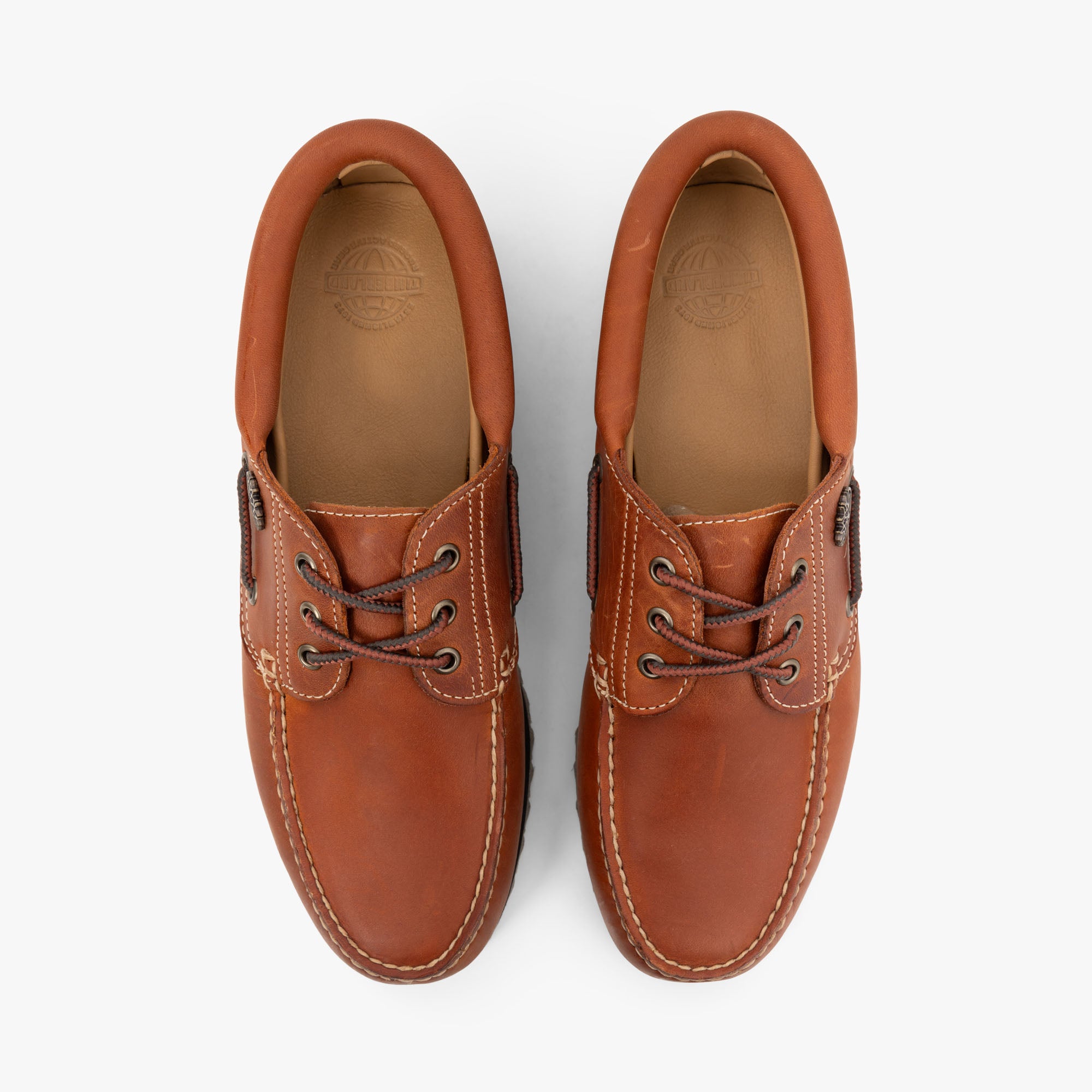  Timberland Authentic 3-Eye Boat Shoe / Orange Full Grain、mySite、merchandisen