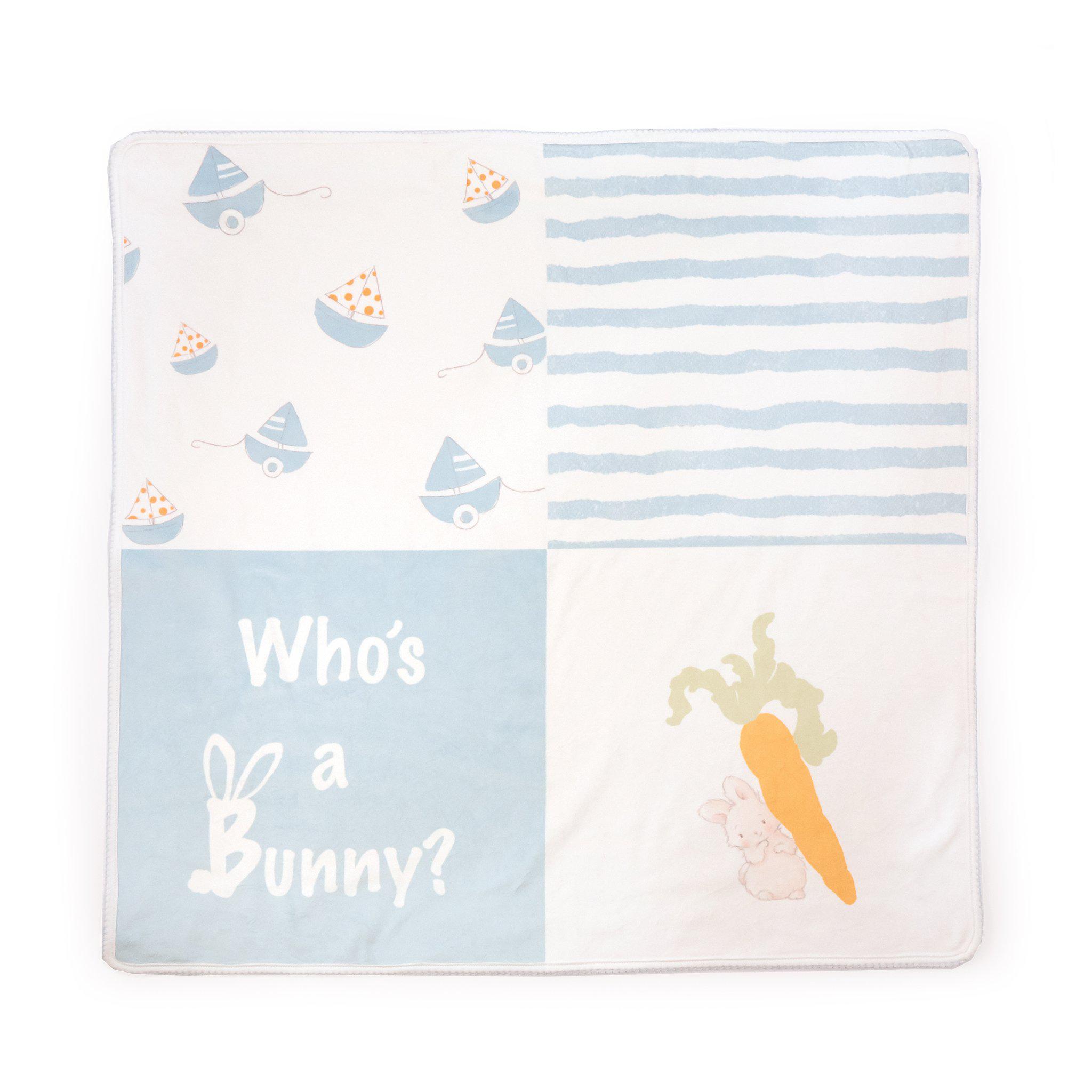 RETIRED - Bud Who's A Bunny Receiving Blanket、mySite、g9winljtr