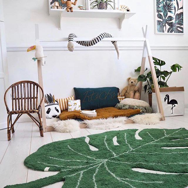Monstera Leaf Machine Washable Area Rug、mySite、gigharbornorthrealestate