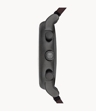 Emporio Armani Men's Chronograph Gunmetal Stainless Steel Watch、mySite、g9winljtr