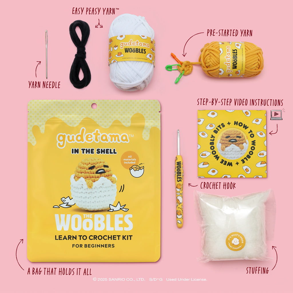 Gudetama™ in the Shell Crochet Kit、mySite、lovesweatpilates