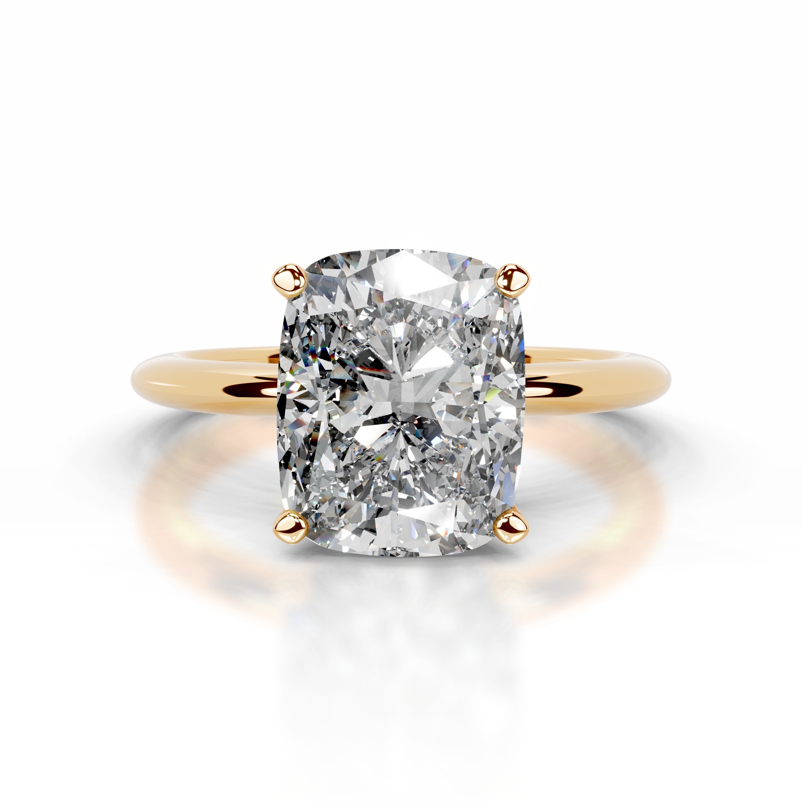 Jael Lab Grown Diamond Ring - 18K Yellow Gold、mySite、hinf8tx79