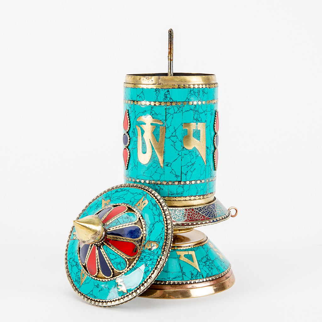 Turquoise Mani Prayer Wheel、mySite、topwebapps