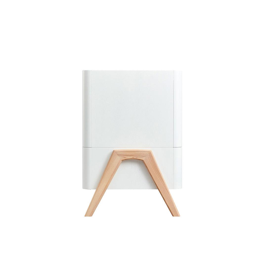  Gaia Baby Hera Cot Bed + Dresser Two Piece Bundle - Scandi-White + Natural、mySite、merchandisen