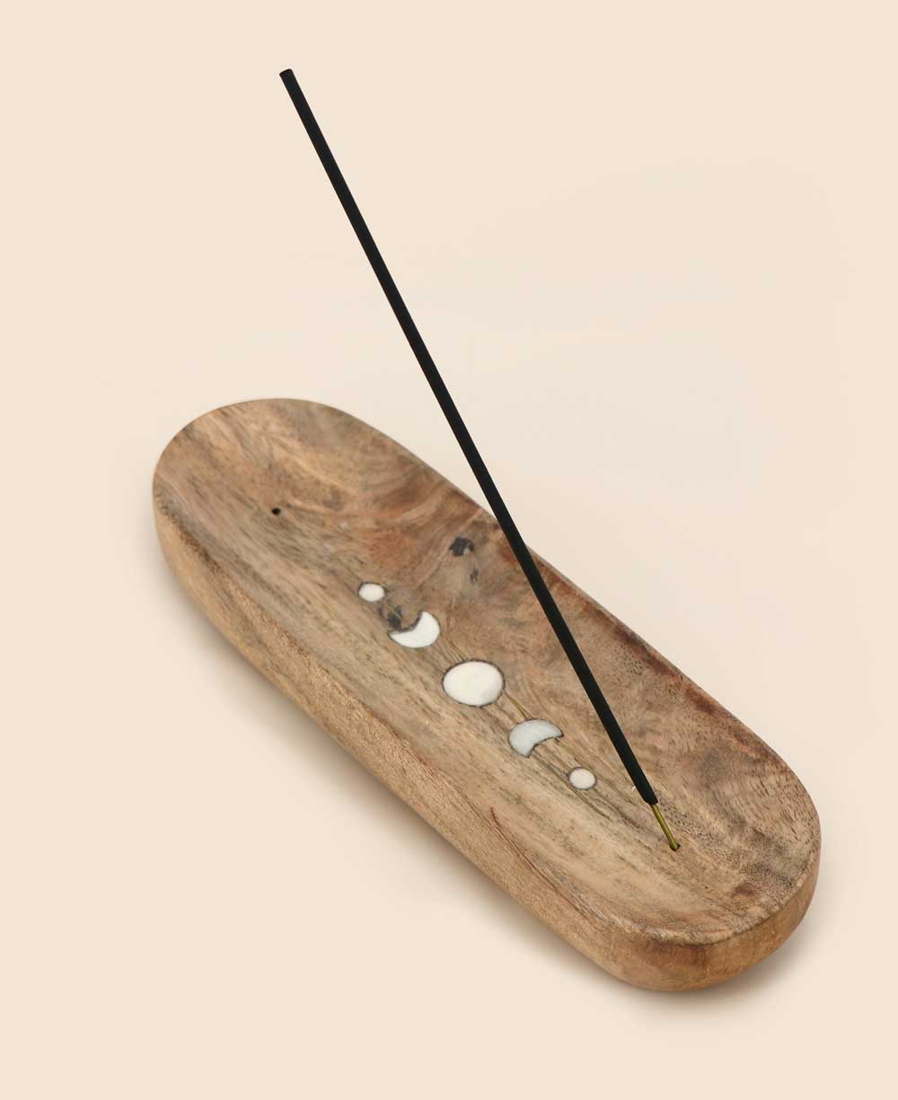 Celestial Moon Phase Double Incense Stick Holder、mySite、topwebapps