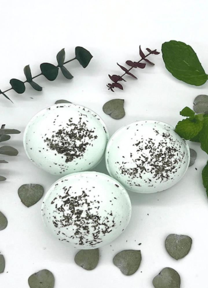  Eucalyptus Mint Argan Bath Bomb (4.5oz)、mySite、elrpsem3k