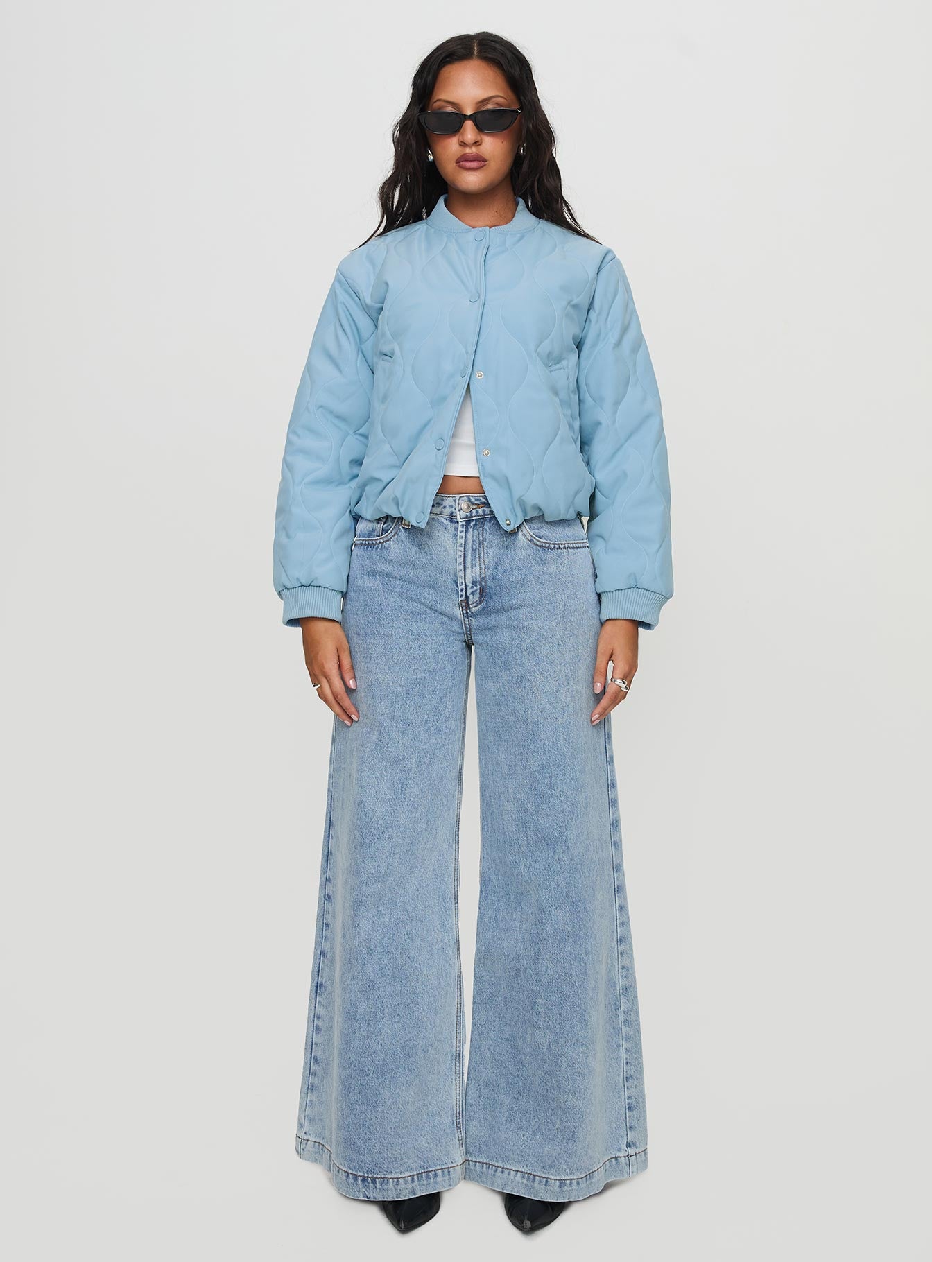 Qwynne Quilted Jacket Blue、mySite、solidvoid