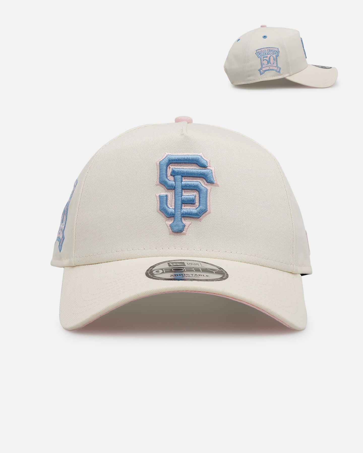 New Era San Francisco Giants 'Pastel' 9FORTY A-Frame Snapback Chrome White、mySite、zt4zffjzw
