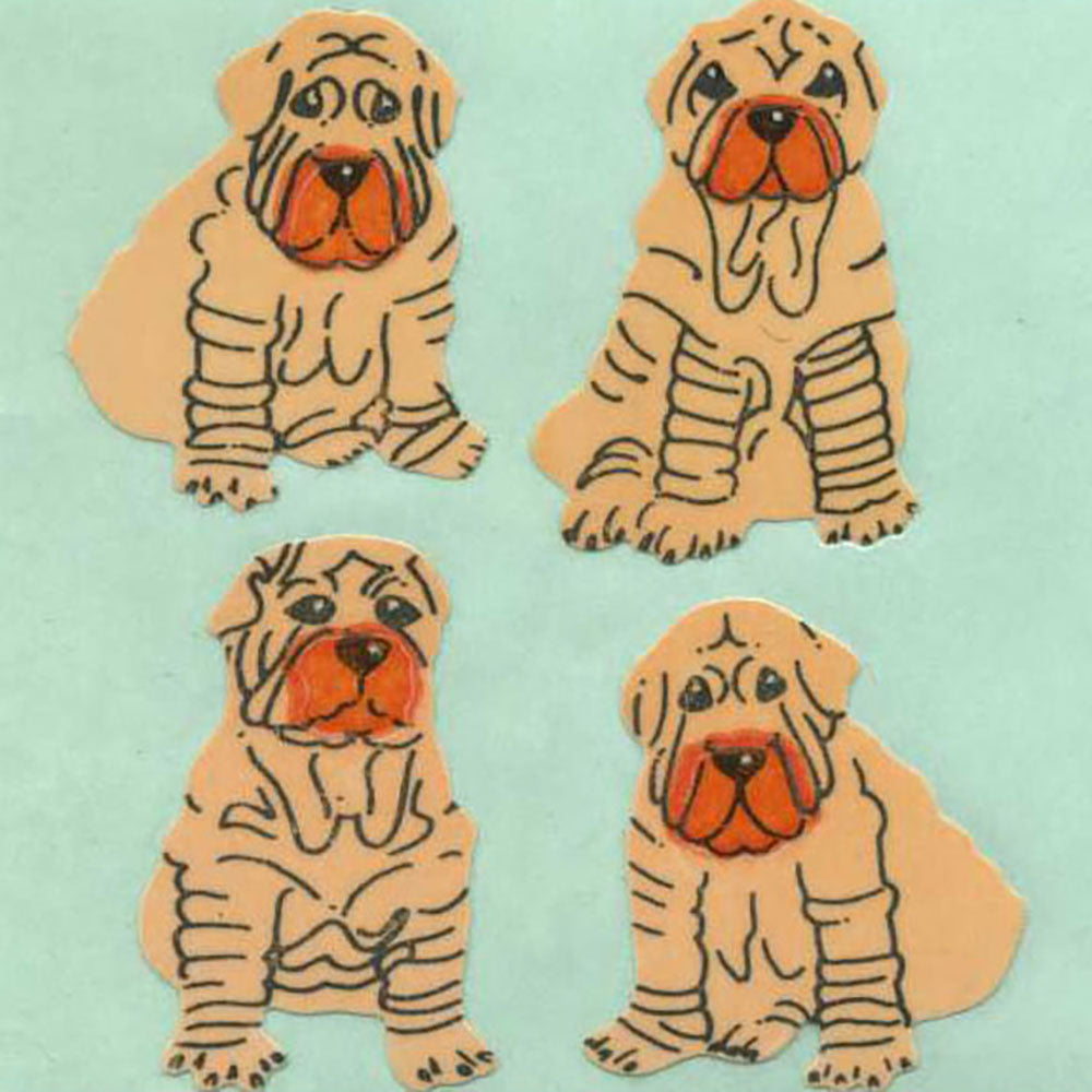  Shar Pei Dogs Stickers、mySite、ghnorth