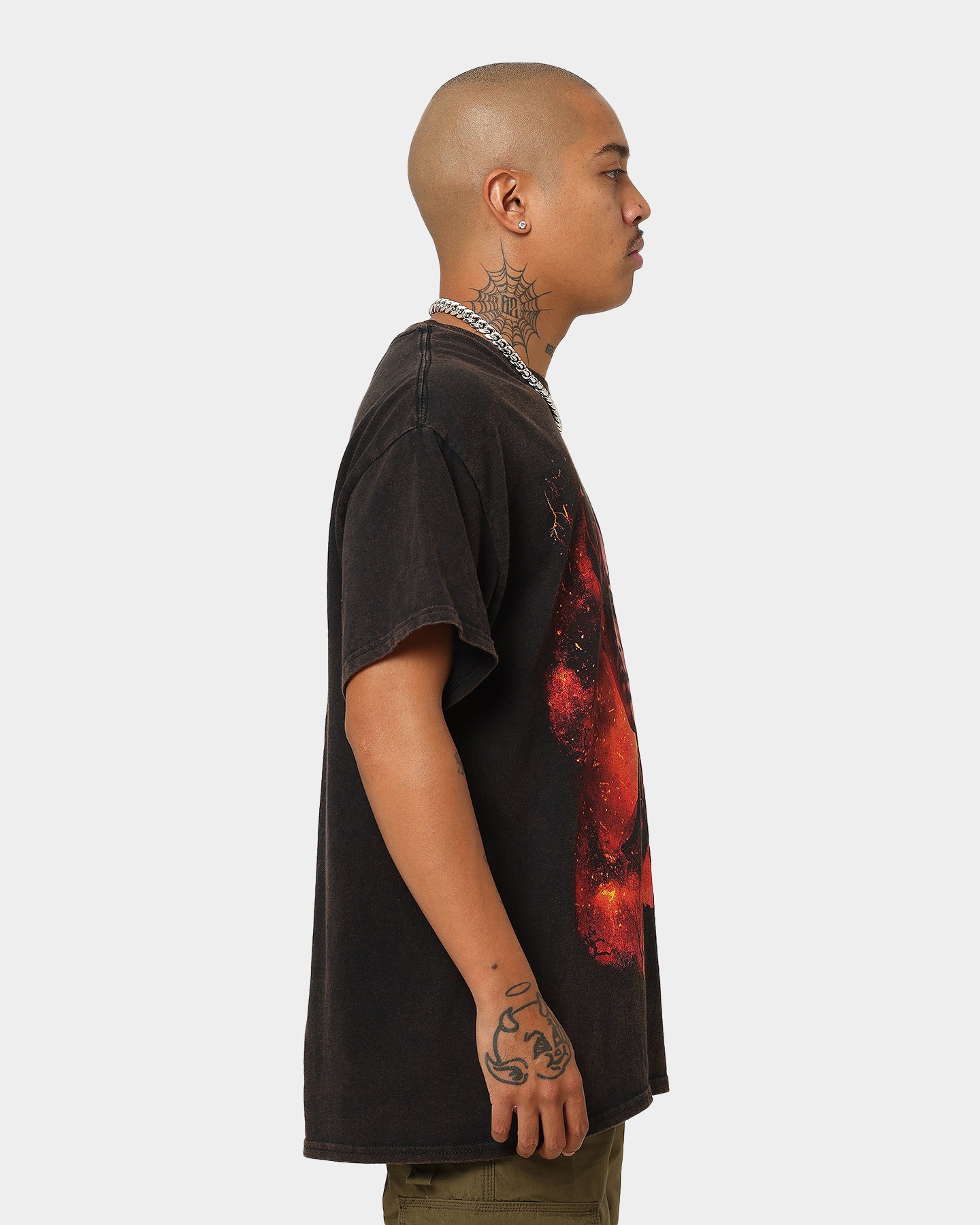 Goat Crew X Stranger Things Steve Vintage T-Shirt Black Wash、mySite、zt4zffjzw