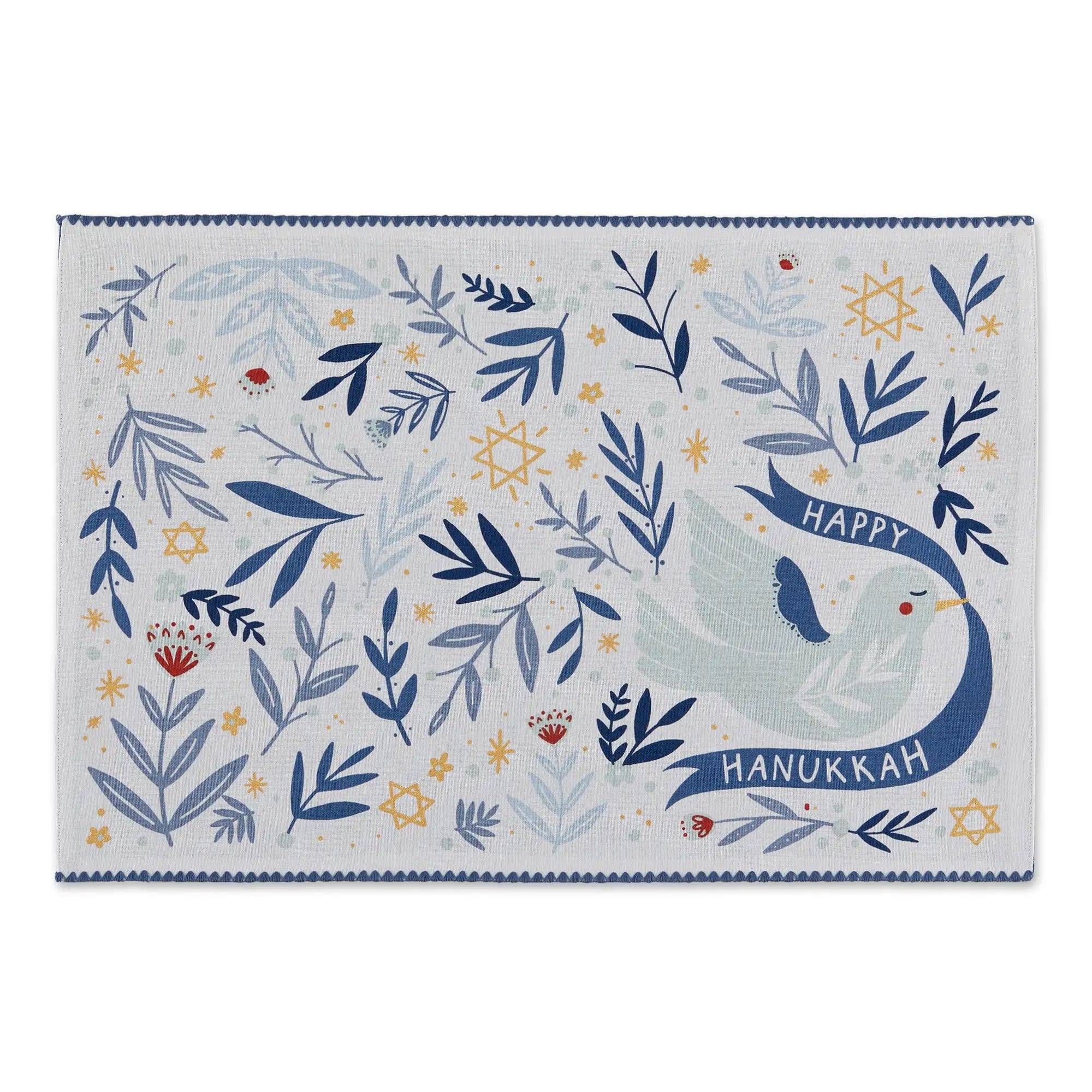 Hanukkah Dove Reversible Printed Placemat、mySite、topwebapps