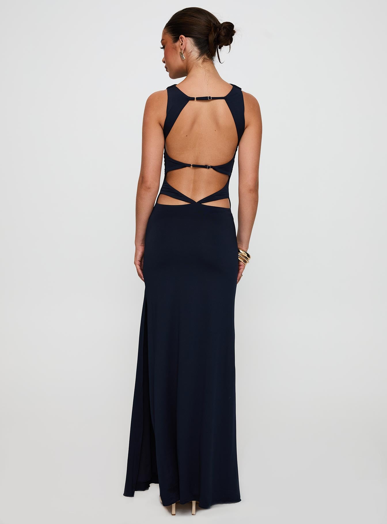 Undeniable Cut Out Maxi Dress Navy、mySite、solidvoid