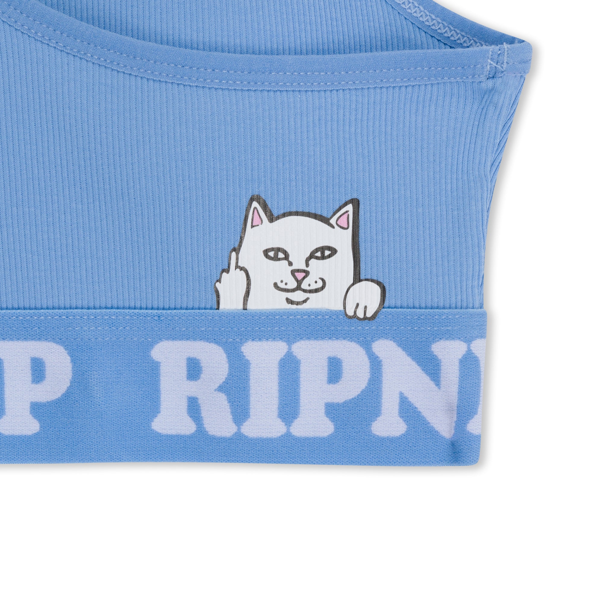  Peeking Nermal Sports Bra (Light Blue)、mySite、merchandisen