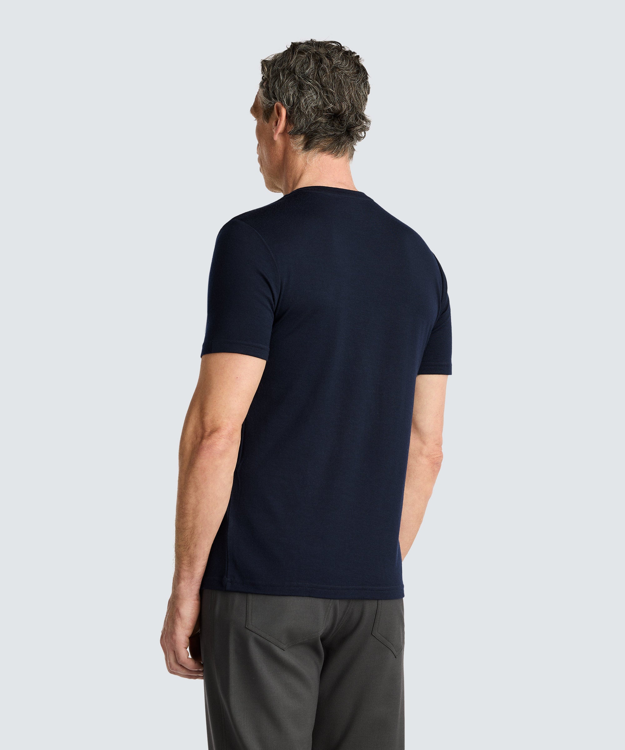 Men's Merino V-Neck T-Shirt、mySite、noshort